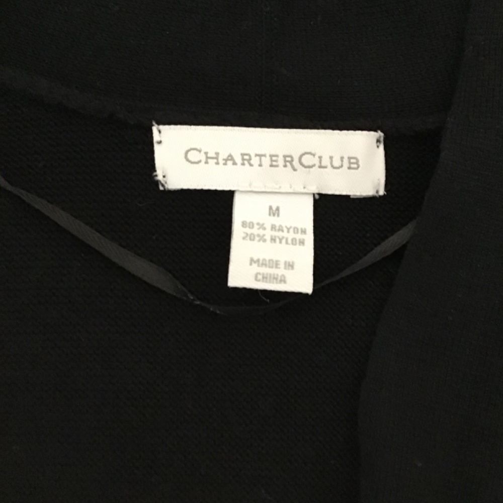 CHARTER CLUB CARDIGAN STYLE SWEATER - Picture 3 of 6